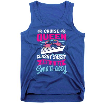 Funny Cruising Cruise Queen Classy Sassy Smart Assy Gift Tank Top