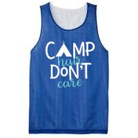 Funny Camping Cute Gift Camp Hair Dont Care Camping Gift Mesh Reversible Basketball Jersey Tank