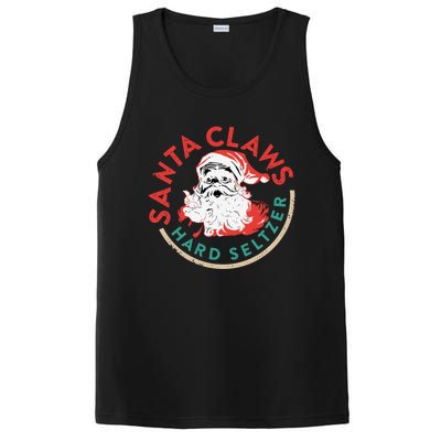 Funny Christmas Costume Santaclaws Hard Seltzer PosiCharge Competitor Tank