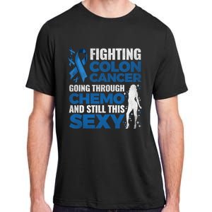 Fun Colon Cancer Awareness Colonoscopy Warrior Survivor Gift Great Gift Adult ChromaSoft Performance T-Shirt