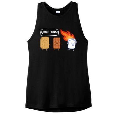 Funny Camping Camping Lover Outdoor Camping Ladies PosiCharge Tri-Blend Wicking Tank