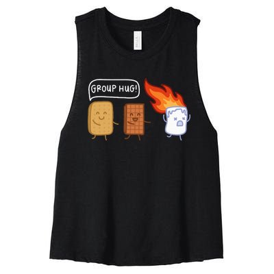 Funny Camping Camping Lover Outdoor Camping Women's Racerback Cropped Tank