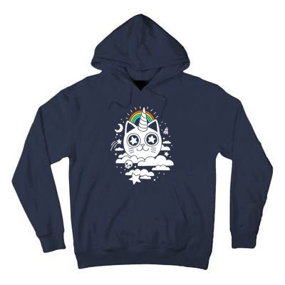 Funny Caticorn Cat Unicorn Girl Wo Kittycorn Tall Hoodie