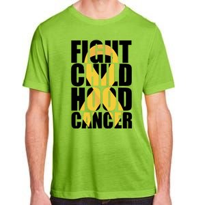 Fight Childhood Cancer Awareness Adult ChromaSoft Performance T-Shirt