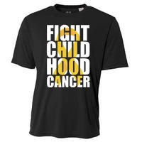 Fight Childhood Cancer Awareness Cooling Performance Crew T-Shirt