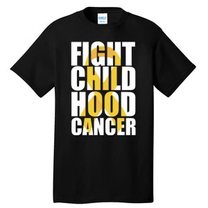 Fight Childhood Cancer Awareness Tall T-Shirt