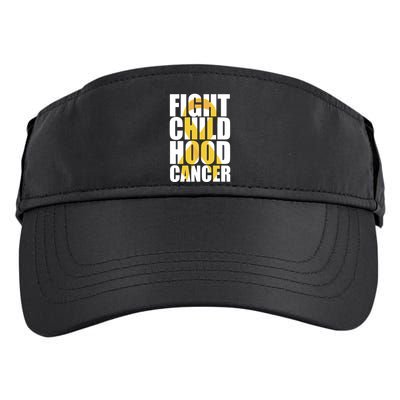 Fight Childhood Cancer Awareness Adult Drive Performance Visor