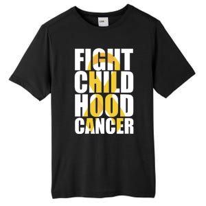 Fight Childhood Cancer Awareness Tall Fusion ChromaSoft Performance T-Shirt