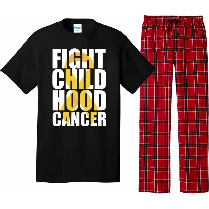 Fight Childhood Cancer Awareness Pajama Set