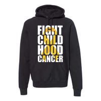 Fight Childhood Cancer Awareness Premium Hoodie