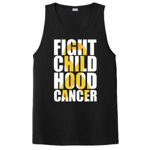 Fight Childhood Cancer Awareness PosiCharge Competitor Tank