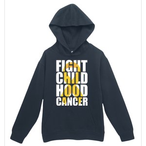 Fight Childhood Cancer Awareness Urban Pullover Hoodie