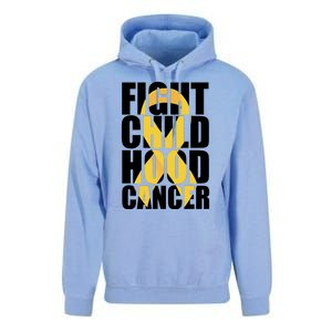 Fight Childhood Cancer Awareness Unisex Surf Hoodie