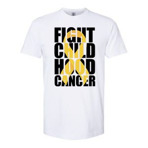 Fight Childhood Cancer Awareness Softstyle CVC T-Shirt