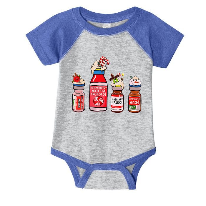 Funny Christmas Crna Pacu ER ED ICU Cricital Care Nurse Infant Baby Jersey Bodysuit