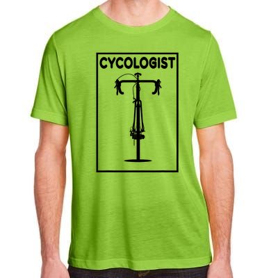 Funny Cycologist Cyclist Bike Lover Biking Cycling Gift Adult ChromaSoft Performance T-Shirt