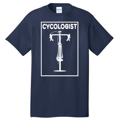 Funny Cycologist Cyclist Bike Lover Biking Cycling Gift Tall T-Shirt