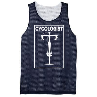 Funny Cycologist Cyclist Bike Lover Biking Cycling Gift Mesh Reversible Basketball Jersey Tank