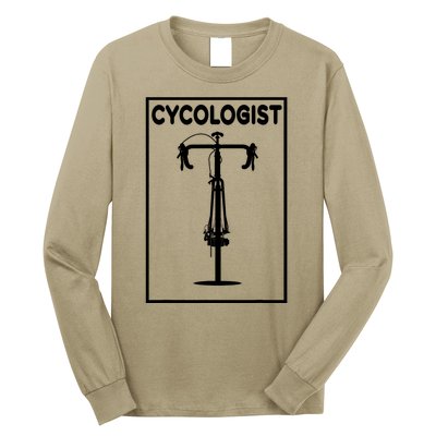 Funny Cycologist Cyclist Bike Lover Biking Cycling Gift Long Sleeve Shirt