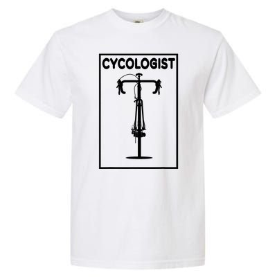 Funny Cycologist Cyclist Bike Lover Biking Cycling Gift Garment-Dyed Heavyweight T-Shirt