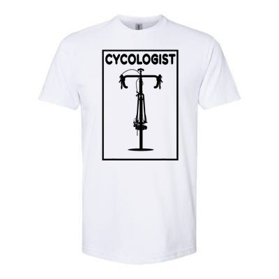 Funny Cycologist Cyclist Bike Lover Biking Cycling Gift Softstyle CVC T-Shirt