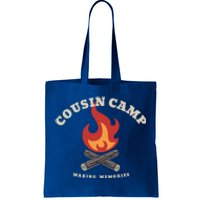 Fun Camping Campfire Graphic Cousin Camp Making Memories Gift Tote Bag