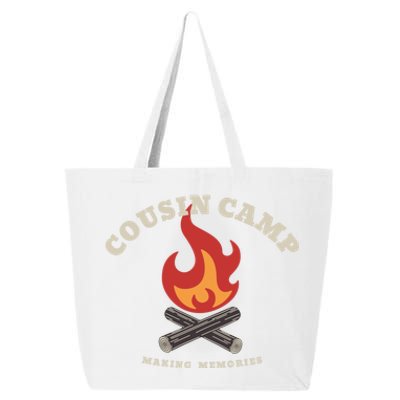 Fun Camping Campfire Graphic Cousin Camp Making Memories Gift 25L Jumbo Tote