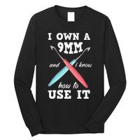 Funny Crocheting Crochet Long Sleeve Shirt