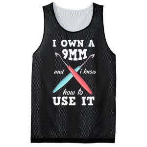 Funny Crocheting Crochet Mesh Reversible Basketball Jersey Tank