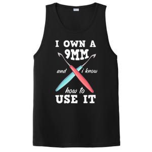 Funny Crocheting Crochet PosiCharge Competitor Tank