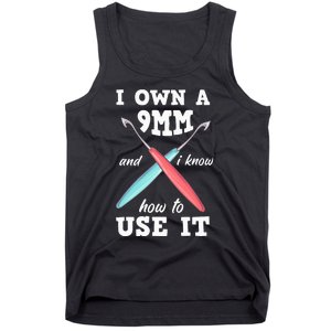 Funny Crocheting Crochet Tank Top