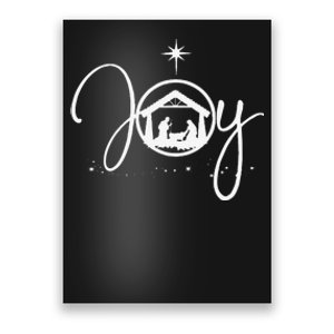 Funny Christian Christmas Joy Jesus Nativity Scene Faith Poster