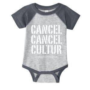 Funny Cancel Cancel Culture Assholes Live Forever Infant Baby Jersey Bodysuit