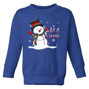 Family Clothing: Christmas Snow Let It Snow Funny Gift Toddler Sweatshirt