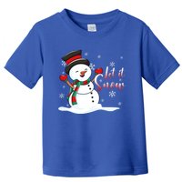 Family Clothing: Christmas Snow Let It Snow Funny Gift Toddler T-Shirt