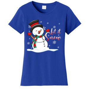 Family Clothing: Christmas Snow Let It Snow Funny Gift Women's T-Shirt