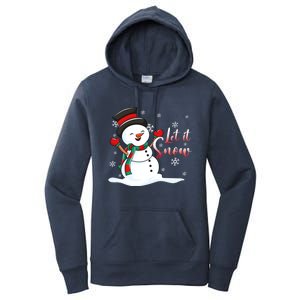 Family Clothing: Christmas Snow Let It Snow Funny Gift Women's Pullover Hoodie