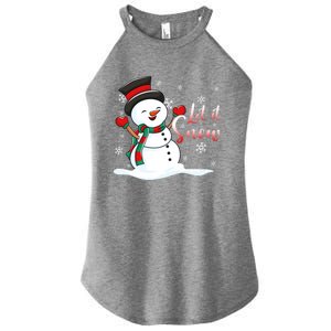 Family Clothing: Christmas Snow Let It Snow Funny Gift Women's Perfect Tri Rocker Tank