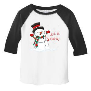 Family Clothing: Christmas Snow Let It Snow Funny Gift Toddler Fine Jersey T-Shirt