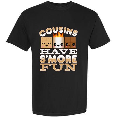 Family Camping Cousins Have S'more Fun Garment-Dyed Heavyweight T-Shirt