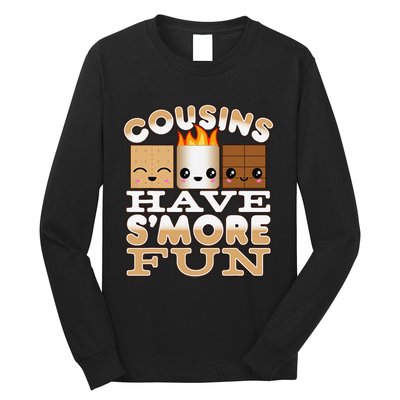 Family Camping Cousins Have S'more Fun Long Sleeve Shirt