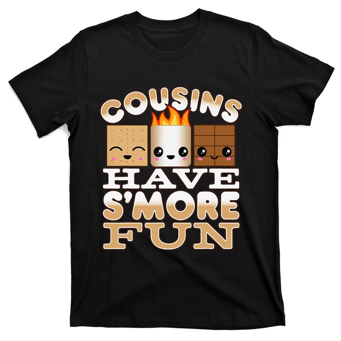 Family Camping Cousins Have S'more Fun T-Shirt