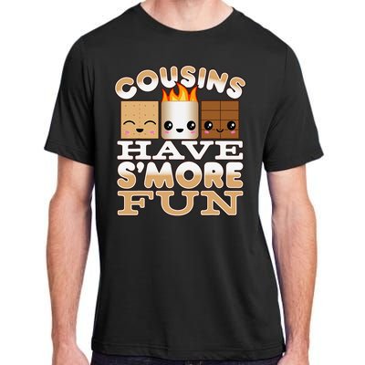 Family Camping Cousins Have S'more Fun Adult ChromaSoft Performance T-Shirt