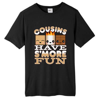 Family Camping Cousins Have S'more Fun Tall Fusion ChromaSoft Performance T-Shirt