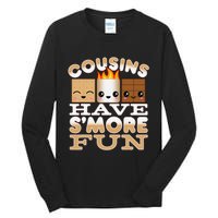 Family Camping Cousins Have S'more Fun Tall Long Sleeve T-Shirt