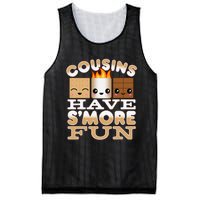 Family Camping Cousins Have S'more Fun Mesh Reversible Basketball Jersey Tank