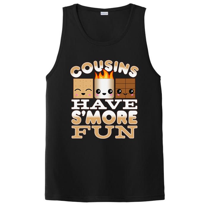 Family Camping Cousins Have S'more Fun PosiCharge Competitor Tank