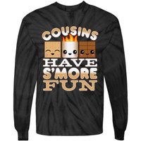 Family Camping Cousins Have S'more Fun Tie-Dye Long Sleeve Shirt