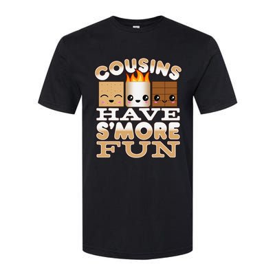 Family Camping Cousins Have S'more Fun Softstyle CVC T-Shirt