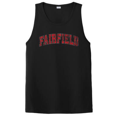 Fairfield Connecticut Ct Vintage Athletic Sports PosiCharge Competitor Tank